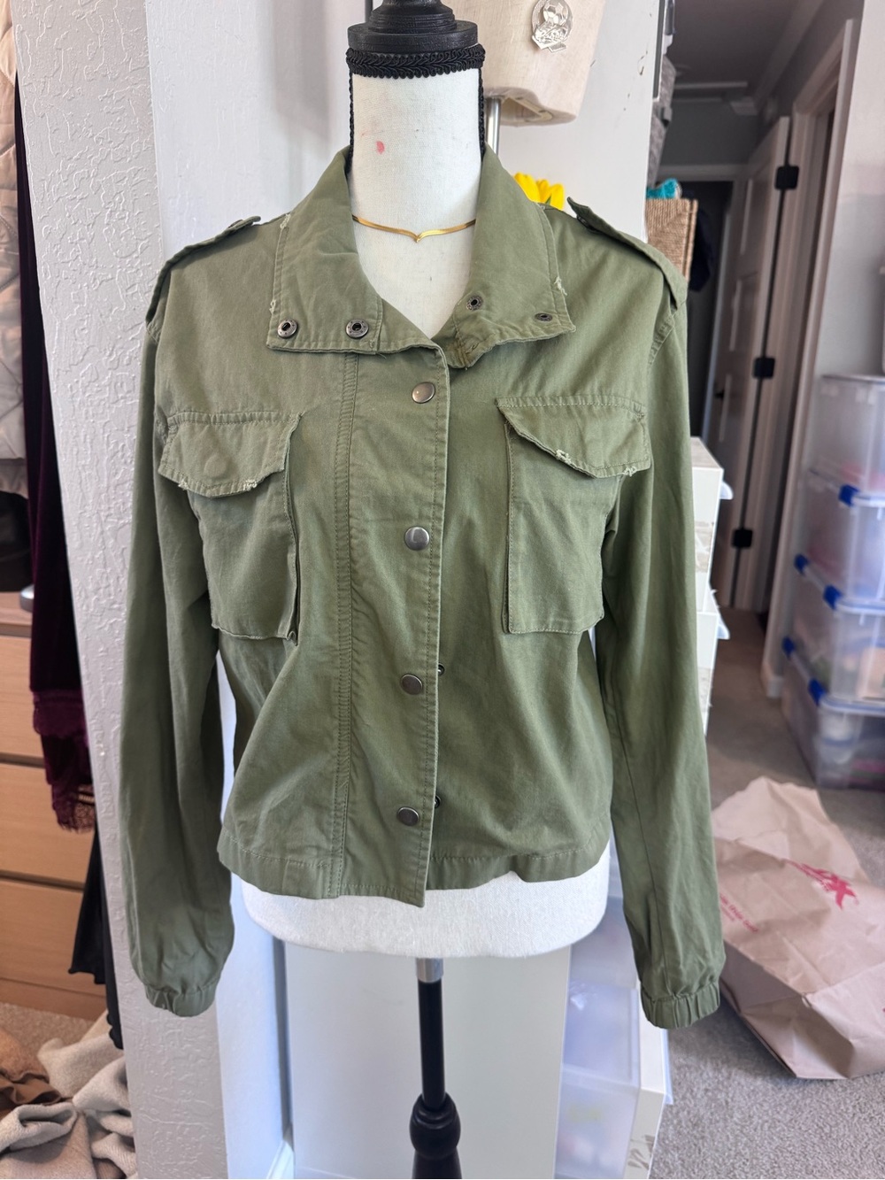 Ten Sixty Sherman Olive Utility Jacket